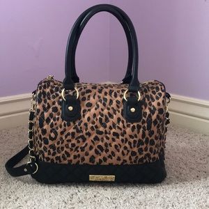 Betsey Johnson cheetah print purse